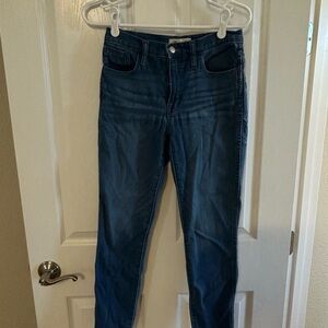 Madewell Blue Skinny Jeans with Stretch Fit